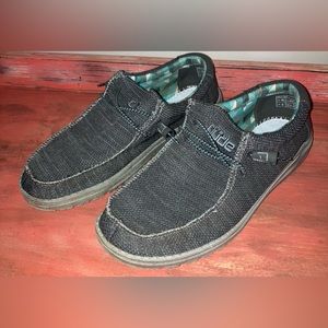 Men’s Wally Sox charcoal HeyDude shoes